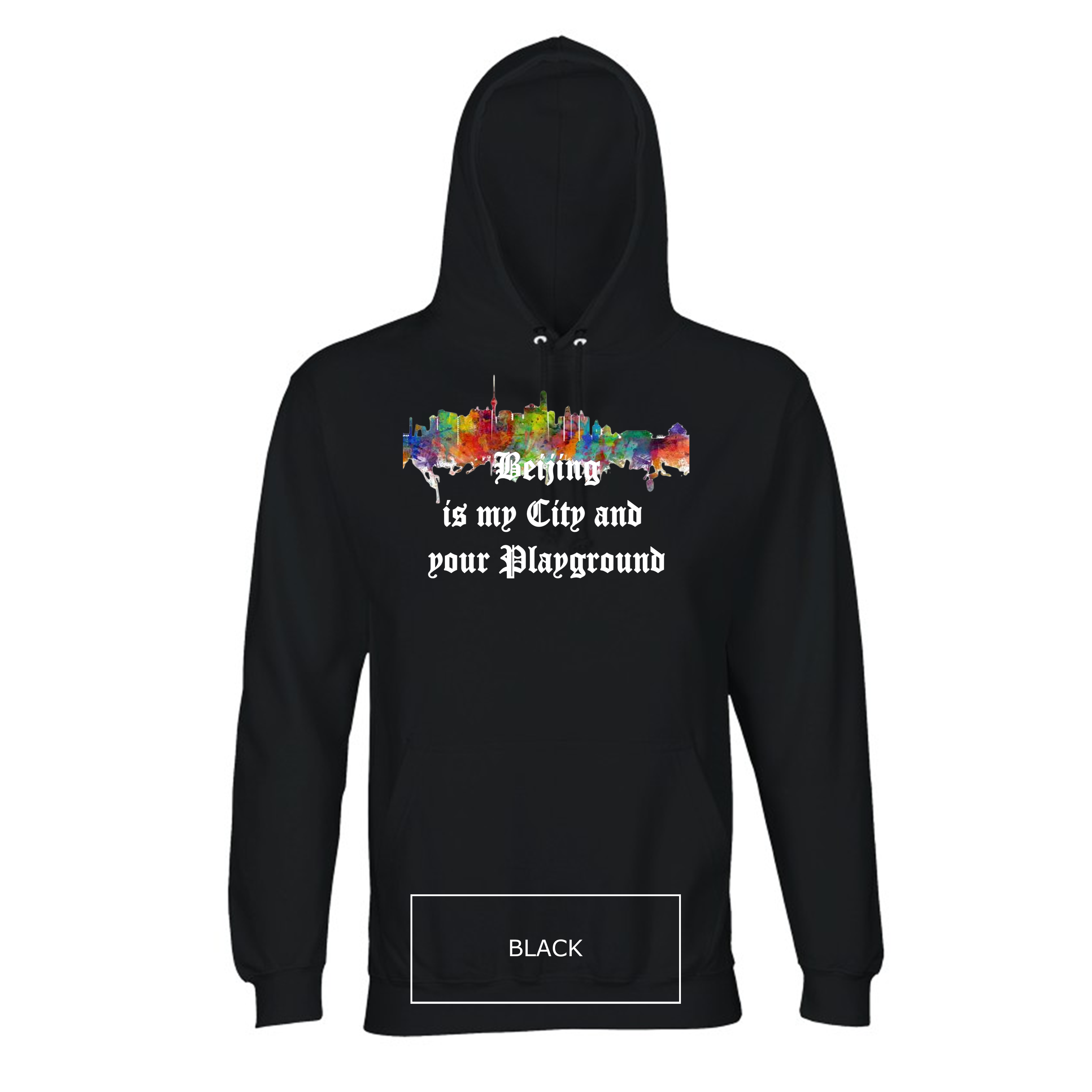 Preview: Organic Unisex Hoodie Black Edtion ♥ Emily Venz