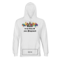 Preview: Organic Unisex Hoodie White Edtion ★ Rachel Cook