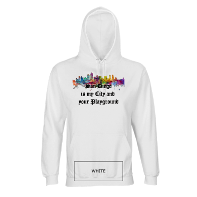 Organic Unisex Hoodie White Edtion ★ Rachel Cook